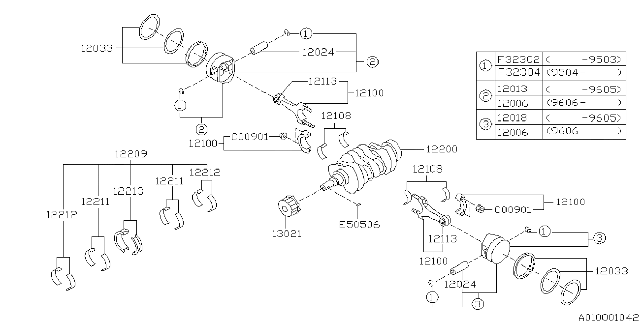 010_01 — PISTON & CRANKSHAFT