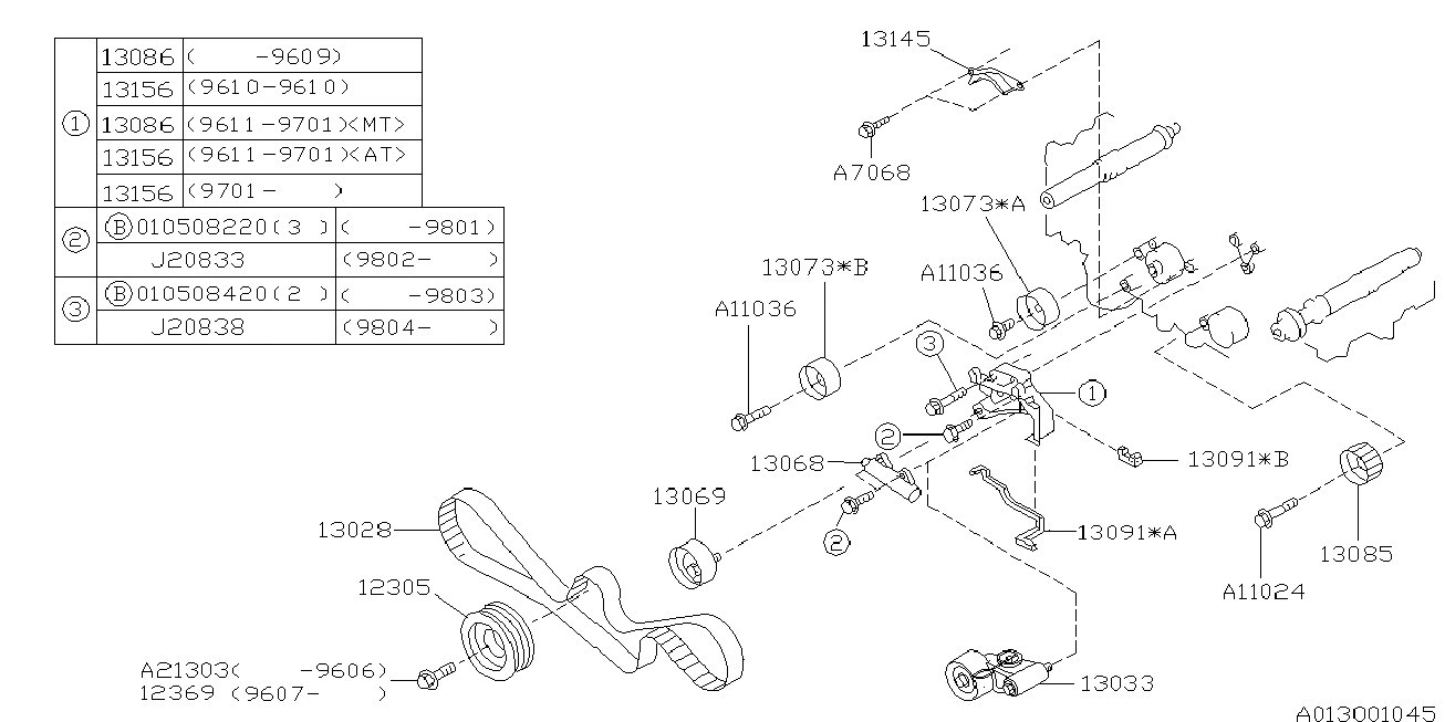 013_02 — CAMSHAFT & TIMING BELT