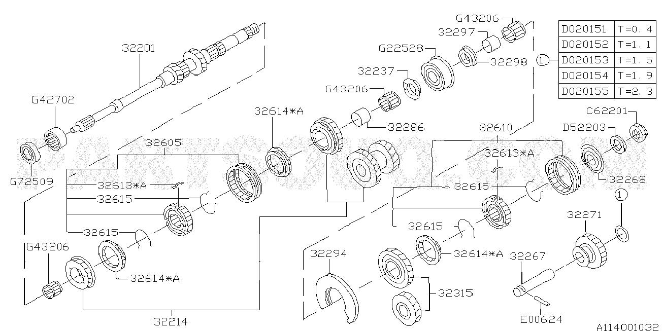 114_01 — MT, MAIN SHAFT