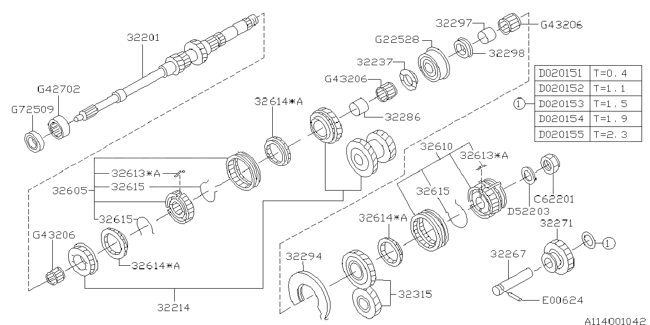 114_02 — MT, MAIN SHAFT