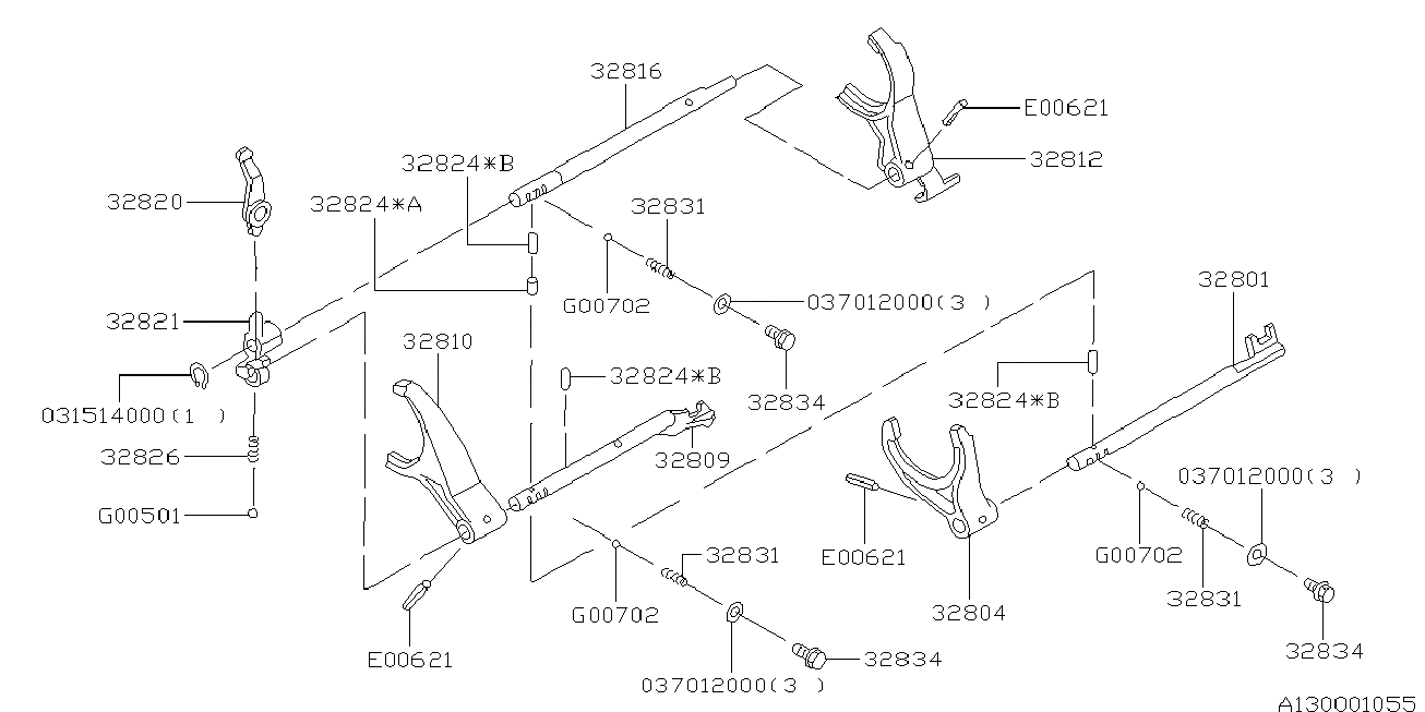130_04 — MT, SHIFTER FORK & SHIFTER RAIL
