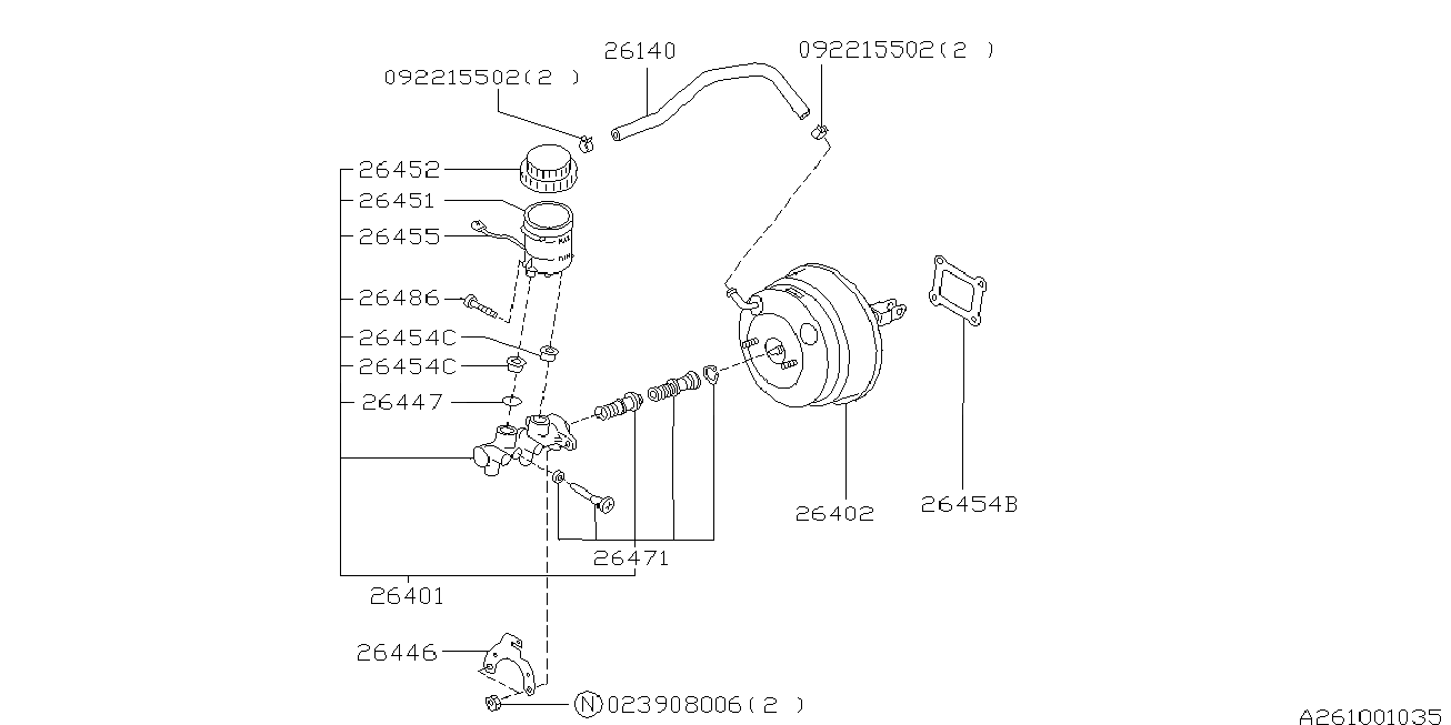 261_02 — BRAKE SYSTEM (MASTER CYLINDER)