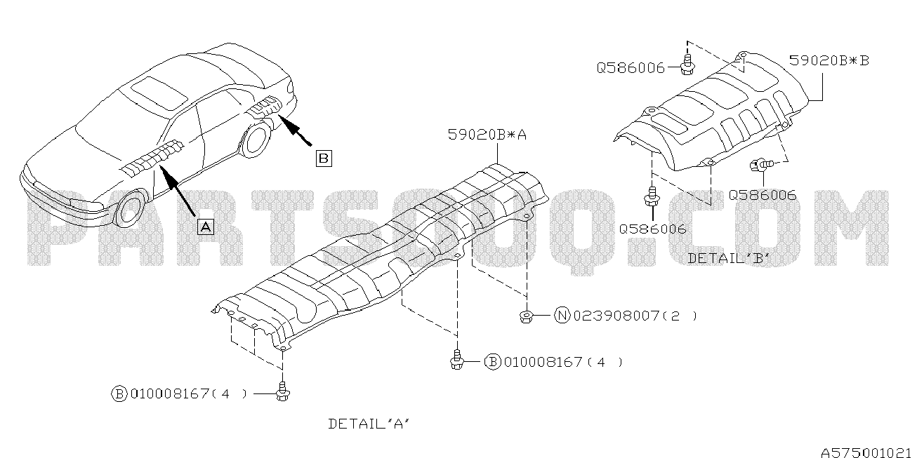 575_01 — EXHAUST & MUFFLER COVER