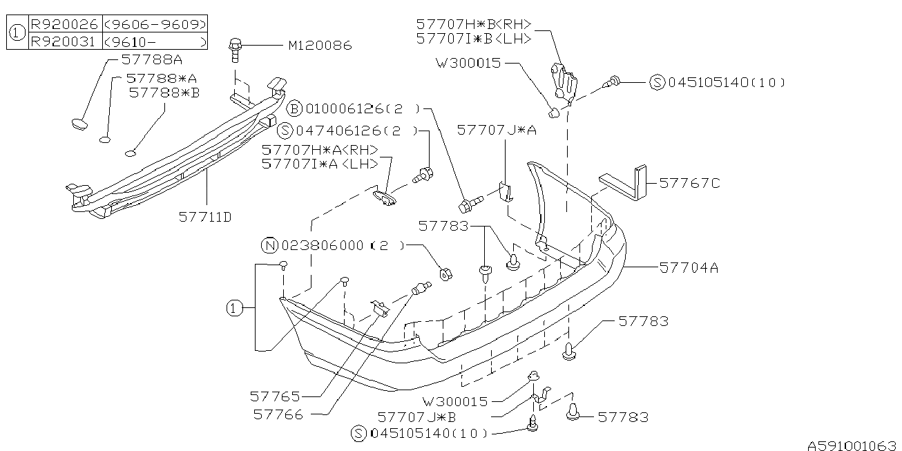 591_03 — REAR BUMPER