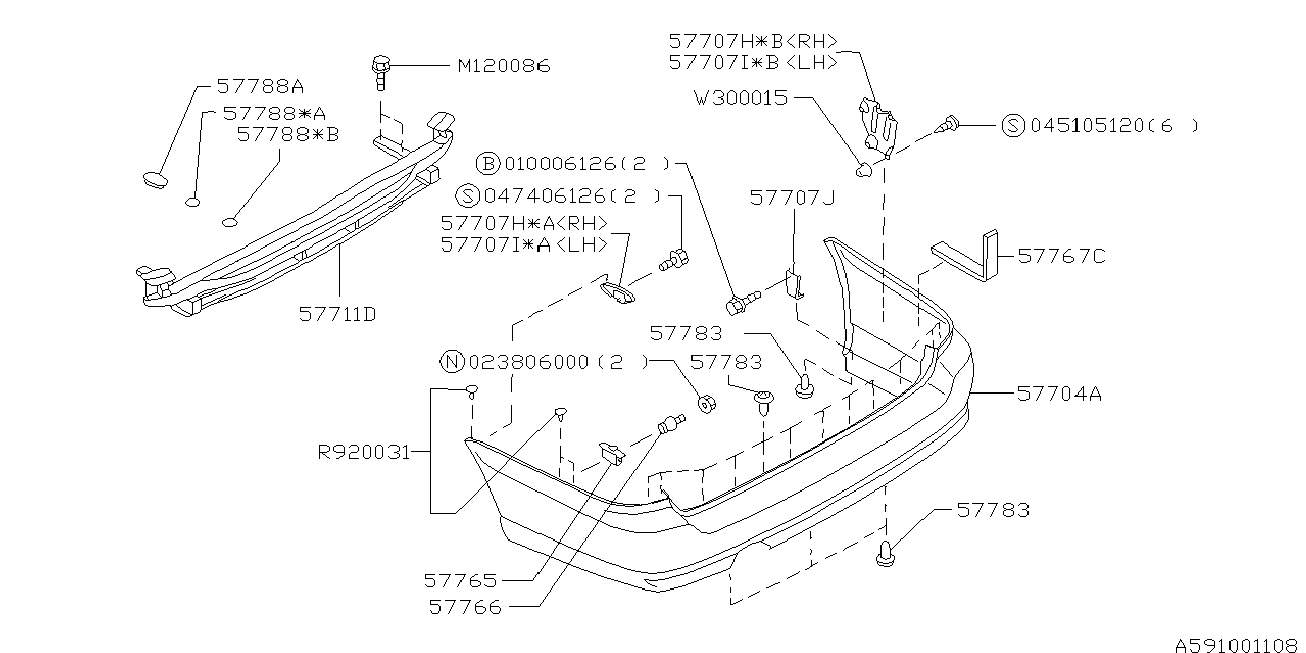 591_09 — REAR BUMPER