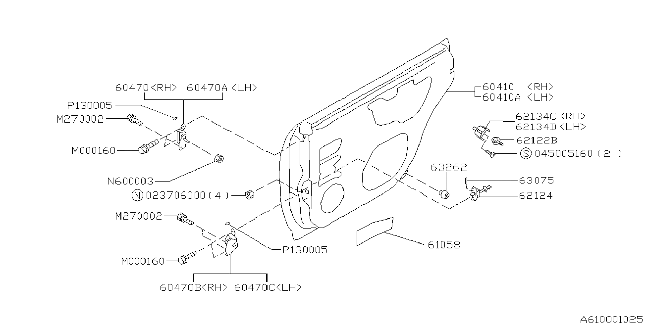 610_01 — REAR DOOR PANEL