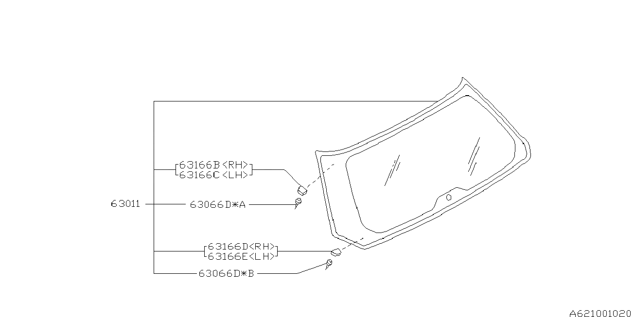 621_01 — BACK DOOR GLASS