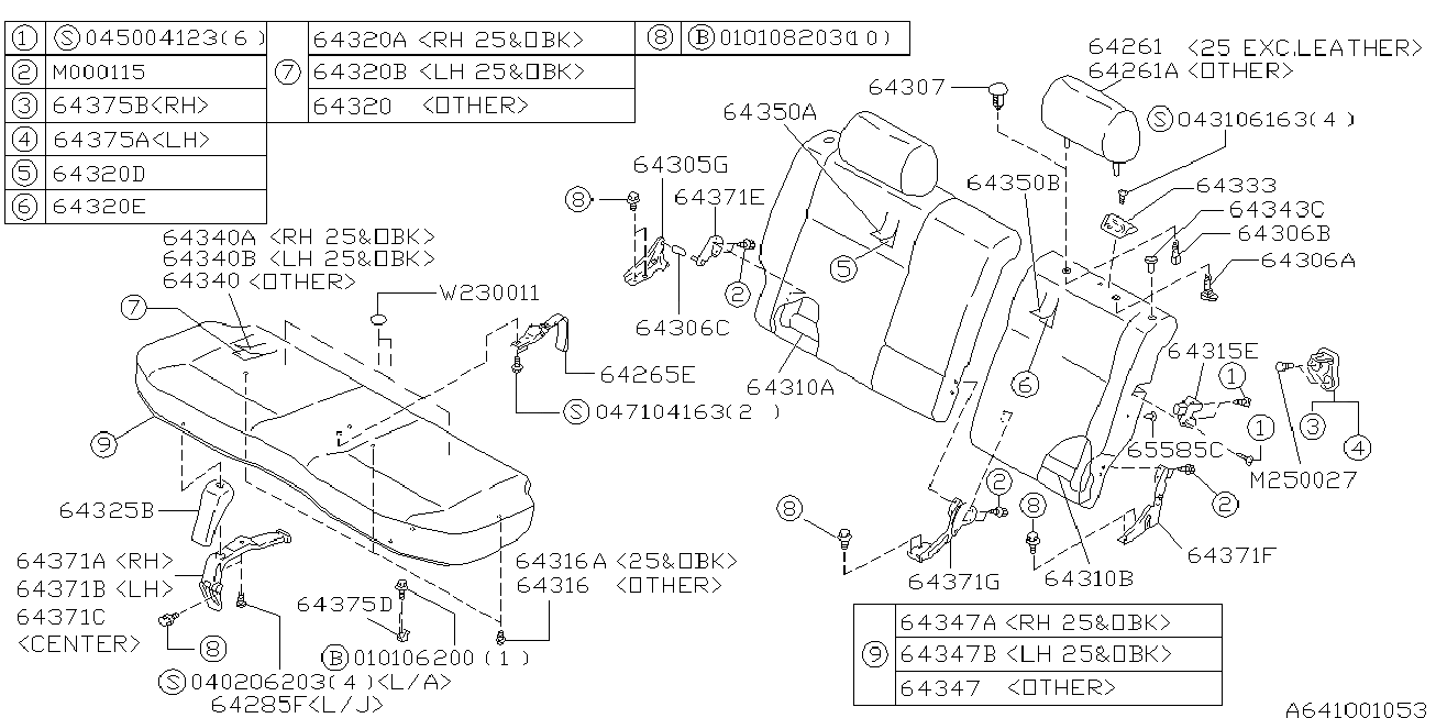 641_04 — REAR SEAT