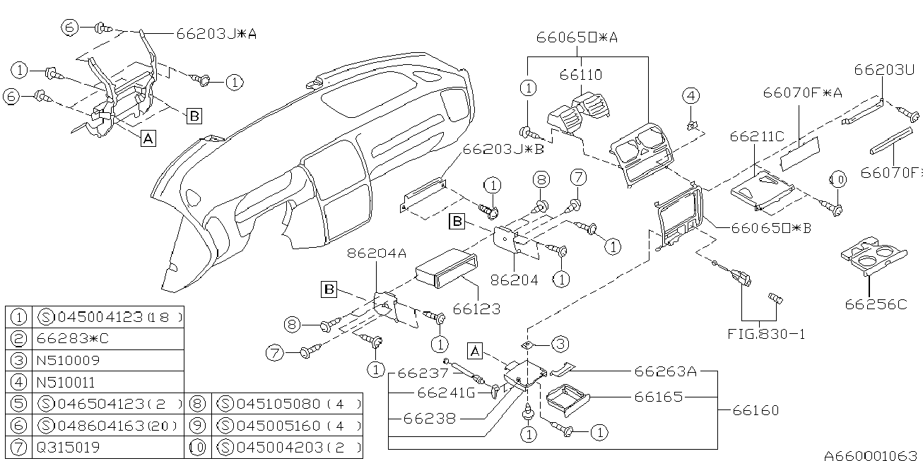 660_03 — INSTRUMENT PANEL