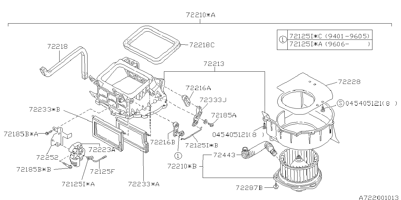 722_01 — HEATER BLOWER