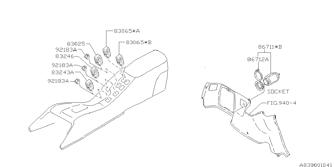 830_02 — SWITCH (INSTRUMENT PANEL)