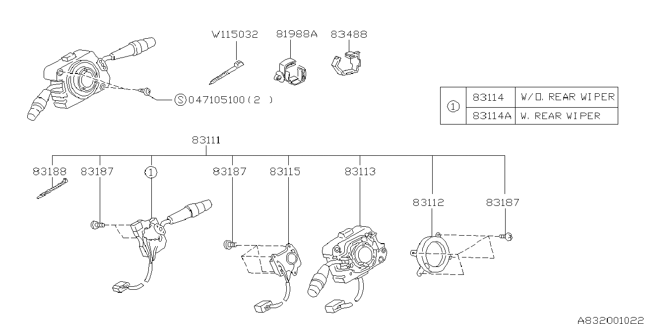 832_01 — SWITCH (COMBINATION)