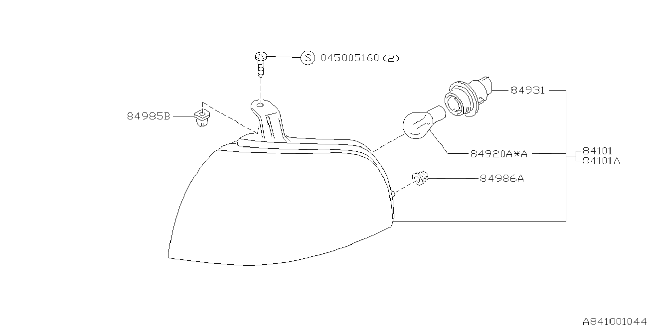 841_01 — LAMP (FRONT)
