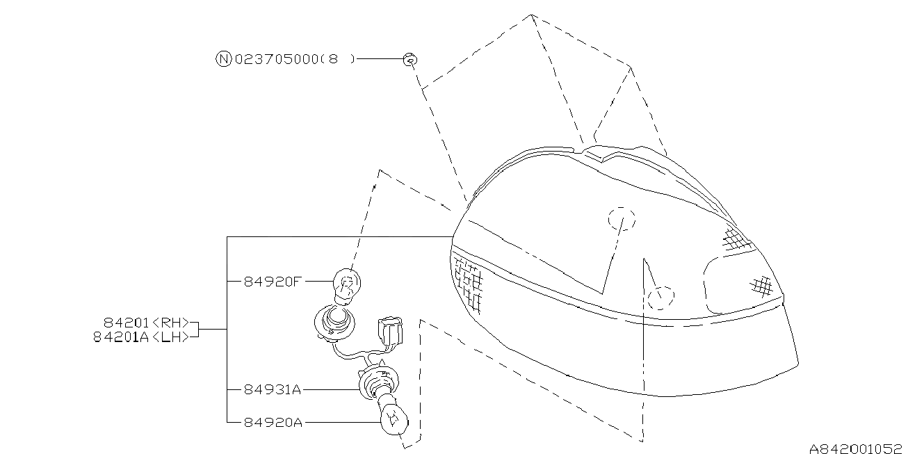 842_03 — LAMP (REAR)