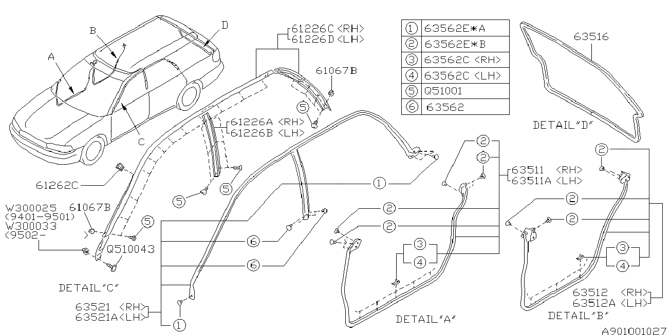 901_01 — WEATHER STRIP